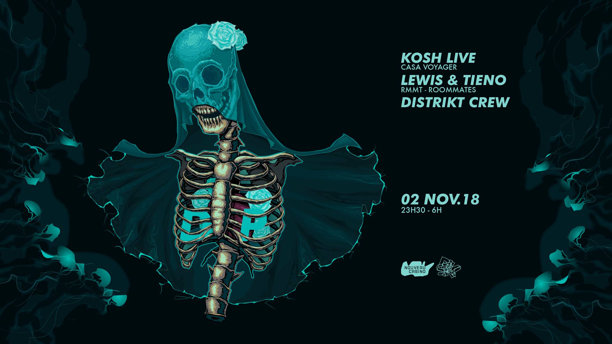 Distrikt : El día de los muertos w/ KOSH live, RMMT