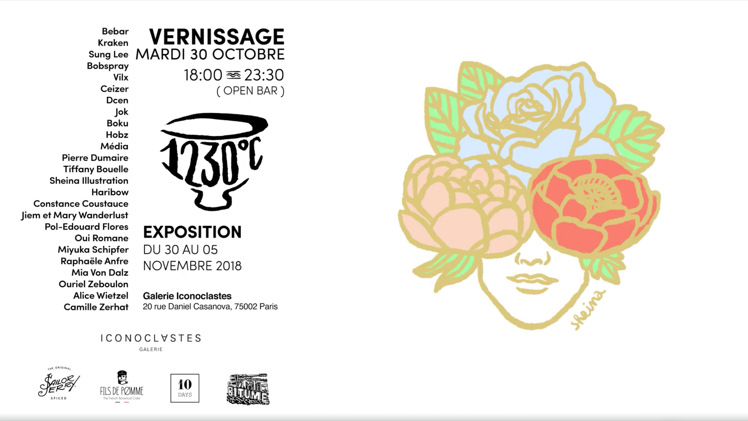Iconoclastes Galerie présente l'exposition 1230℃/Seconde Édition