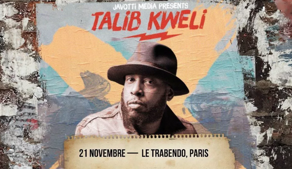By the way, le grand Talib Kweli se produit au Trabendo le mercredi 21 Novembre.