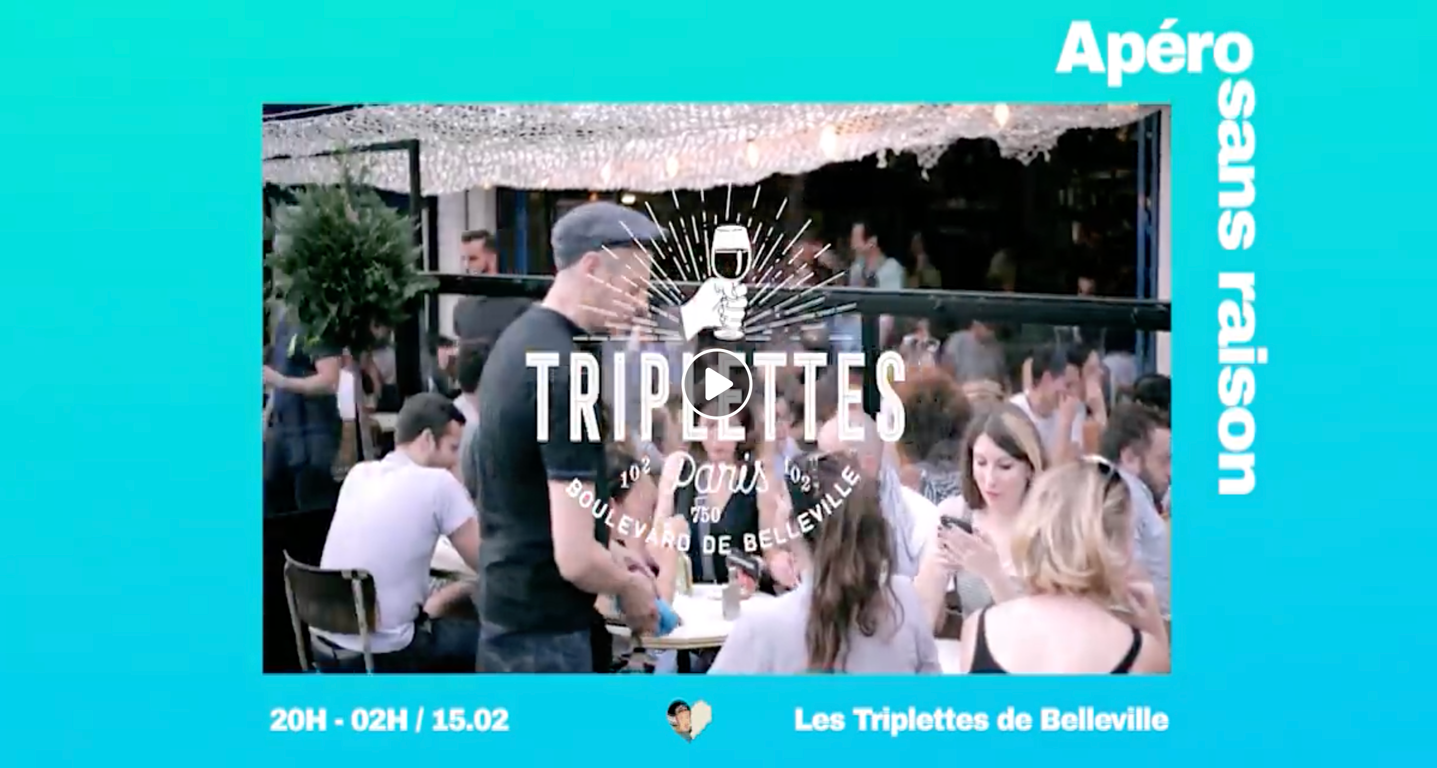 La Frasque I Les apéros sans raison I Les triplettes