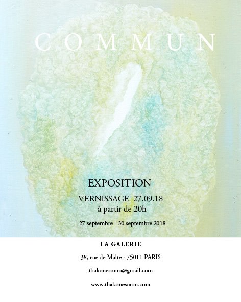 Vernissage exposition Thakone Soum